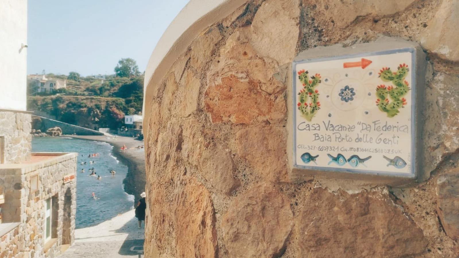 Da Federica Casa Vacanze Baia Porto Delle Genti Lipari  Exteriör bild
